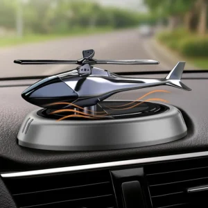 Car Helicopter Solar Air Freshener And Showpiece
